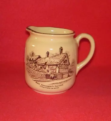 Buy GOSS Crested China Brown Jug Anne Hathaways Cottage • 4.99£