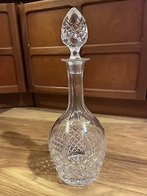 Buy CRYSTAL CUT GLASS DECANTER With STOPPER • 14.99£