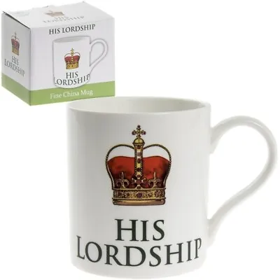 Buy His Lordship Fine China Mug • 8.99£