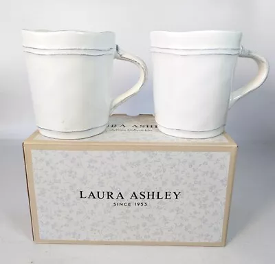 Buy Laura Ashley Set Of 2 Artisan Earthenware Mugs • 24.99£