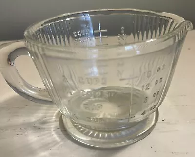 Buy Depression Glass Two Cup Measuring Cup/ Mixing Bowl • 15.18£