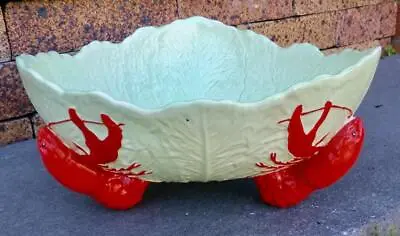 Buy Vintage Carlton Ware Lobster Footed Leaf Bowl Made In England • 70.99£