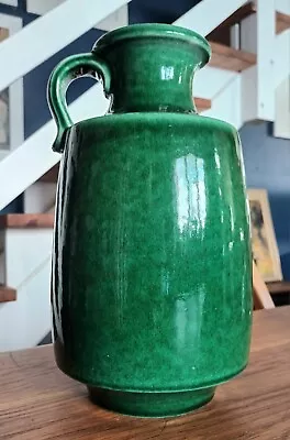 Buy Large Vintage Mid Century Green West German Pottery Vase  - Carstens  - 7065-25 • 45£