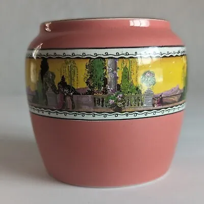 Buy Winton Ware Grimwades  3  Pot/Vase Pink W Landscape And Gold Trim. G5 • 22.65£