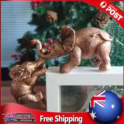 Buy Resin Elephant Statue Ornaments Gift Decor For Home Office Study (A) • 9.68£