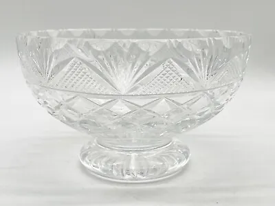 Buy Vintage Pressed Glass Centrepiece Bowl Footed Serving Pudding Fruit Glassware • 9.99£