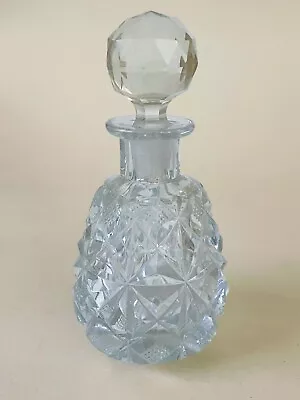 Buy Beautiful Vintage Cut Glass Perfume Bottle In Very Good Condition • 9£