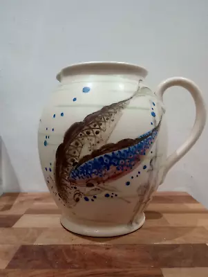 Buy Rare Large Lovatts Langley Lagoon Pitcher Or Jug Art Deco 7.5 Inches Tall • 10£