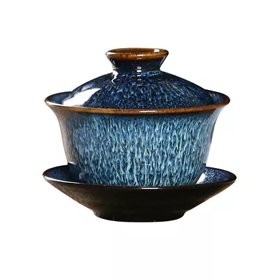 Buy Antique Blue Chinese Porcelain Tea Set - Lid And Saucer • 18.18£