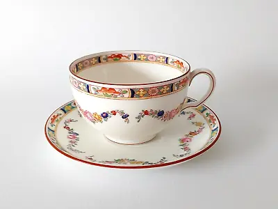 Buy Minton Antique Rose Pattern Breakfast Cup And Saucer (older Smoother) A4807 • 9.95£