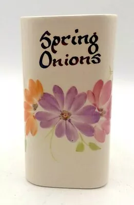 Buy Retro Babbacombe Pottery Spring Onion Holder Flower Pattern Phillip Laureston • 11.99£