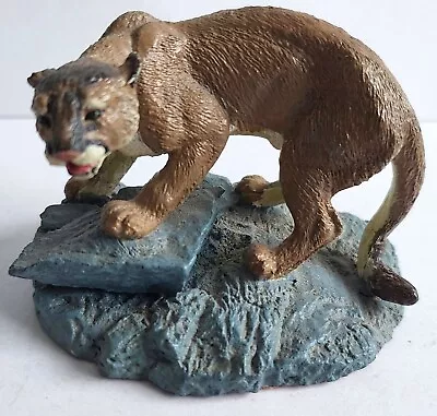 Buy Felis Concolor Cougar Figure By Franklin Mint 1987 • 13£
