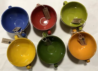 Buy Selena Soup Bowls Hand Dip Glaze Colourful Dishware Serving Spanish Ceramics • 18.99£