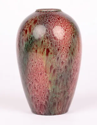Buy Bretby Art Nouveau High Fired Flambe Glazed Vase By Henry Tooth • 420£