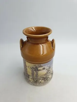 Buy Vtg Presingoll Pottery Stoneware Milk Churn Shaped Cornish Hedgerow Jar Pot Brow • 17.99£
