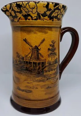 Buy Antique Royal Doulton Burslem Norfolk Windmill Small 5  Mug/Jug/Pitcher D2652/4 • 39.99£