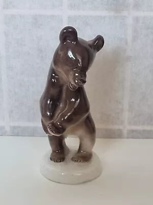 Buy Lomonosov Ussr Porcelain Animal Brown Bear Vintage Signed • 9.99£