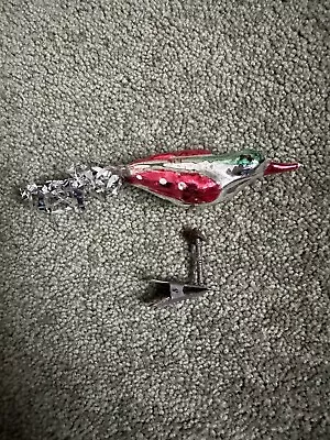 Buy Vintage Glass Bird Christmas Decoration  • 8£