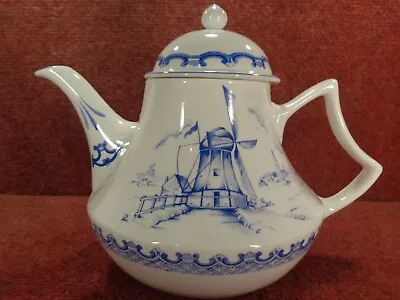 Buy * English Bone China  Dutch Windmill Compton Woodhouse 2 Pint Teapot Free Ukpost • 22.99£