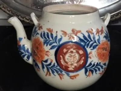 Buy Fine Chinese Antique Porcelain Teapot With Peonies, Foliate And Medallion • 29.99£