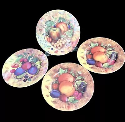 Buy Fruit  Plates St. Limoges 7.5” Fruit Pattern, 4 Dessert  Bread Signed Fiorilli • 27.02£