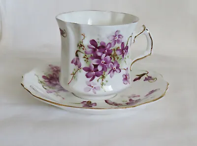 Buy Vintage HAMMERSLEY Bone China Victorian Violets Cup & Saucer • 14.23£