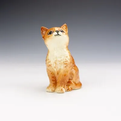 Buy Beswick Pottery - 1886 Ginger Persian Kitten Cat • 19.99£