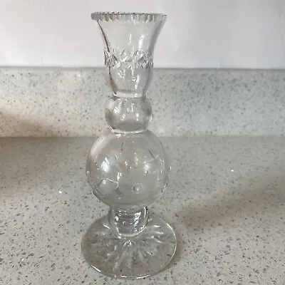 Buy Thomas Webb Crystal Acid Etched Small Flower Design Flower Vase. • 13.99£