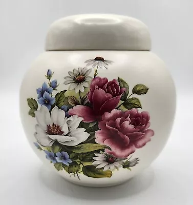 Buy Carlton Ware Ginger Jar Floral Pattern Made In England Staffordshire • 29.99£
