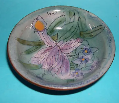 Buy Chelsea Studio Pottery - Attractive Subtle Coloured Floral Bowl (Makers Mark). • 30£