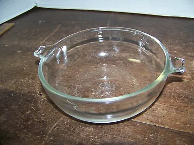 Buy VTG Pyrex #019 Clear Glass Bowl 20 Oz Baking Casserole Dish With Handles • 4.80£
