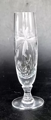 Buy Royal Doulton Crystal Small Stem Vase Engraved Design  • 9.92£