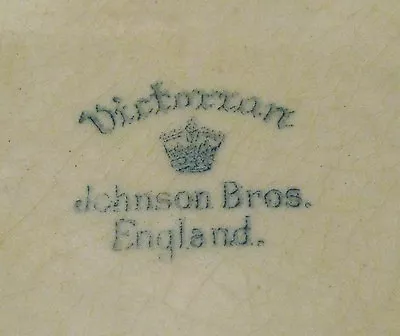 Buy Johnson Bros Victorian Pattern Plate Lovely Simple Design 8 7/8ins Diameter • 6.99£
