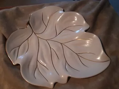 Buy Vintage Carlton Ware Leaf Dish Ivory/Gold  Ceramic Made In England Very Tactile  • 11.49£