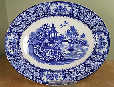 Buy Antique, Old Alton Ware, Pagoda Or Colandine Pattern Serving Platter 29 X 23.5cm • 9.95£