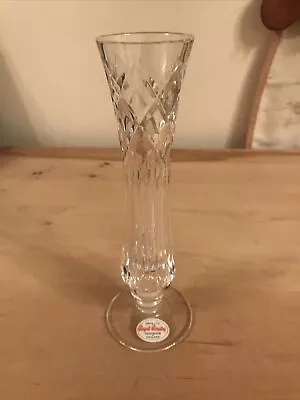 Buy Beautiful Royal Brierley Glass Vase , 7 Inches High , In Excellent Condition. • 4.99£
