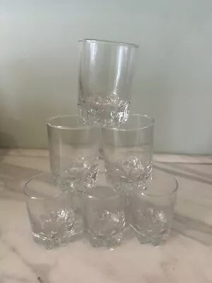 Buy Set Of 6 Small Glass Tumblers Heavy Bottom  • 0.99£
