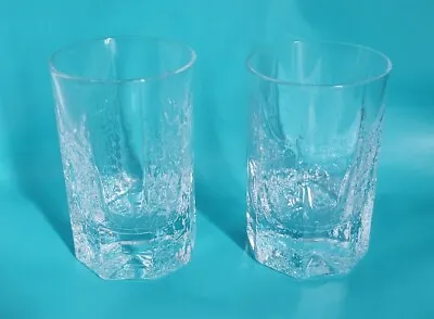 Buy Iittala Finland Kalinka Shot Glasses Clear Textured 2 Pc Set • 23.70£