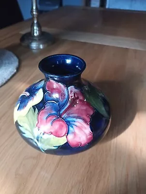 Buy Beautiful William Moorcroft Hibiscus Vase - Perfect • 48.72£