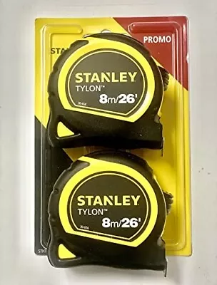 Buy Sthto-74816 Stanley 8m Tape Measure 2 Pack • 10.25£