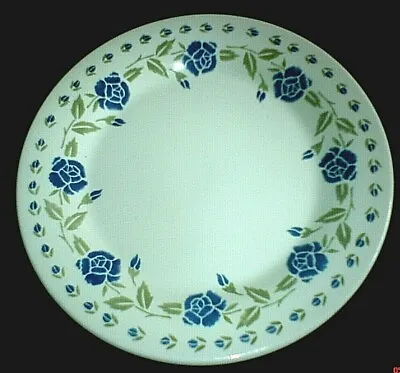 Buy BHS Hannah Blue Flowers Green Pattern 10¼ Inch Dinner Plate X1 ( 3 Avail) • 8.50£