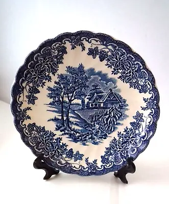 Buy Vintage Myott The Brook Plate Blue Ware England  1982 The Plate Weight Is 145 G • 75.87£
