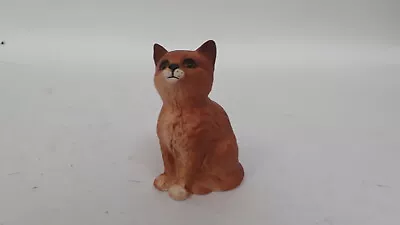Buy Vintage Beswick England Cat Figurine Ginger Tabby Orange Porcelain 4 Collectible • 4.99£