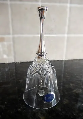 Buy Lead Crystal Cut Glass Bell ~ Silver Plated Handle ~ Royale County ~ Collectable • 1.50£
