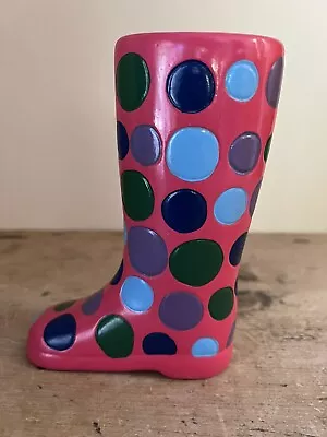 Buy Pottery Boot With Spots Money Box • 4.99£