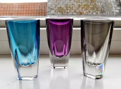 Buy Waterford  Eclipse  3 Shot Glasses- Different Colors - • 45£