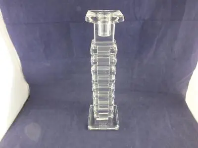 Buy Galway Living Clear Glass Tower Single Dinner Candle Holder. • 23.96£