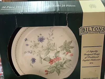 Buy Biltons Tableware Complete 20 Piece Dinner Set 1980s Brand New • 35£