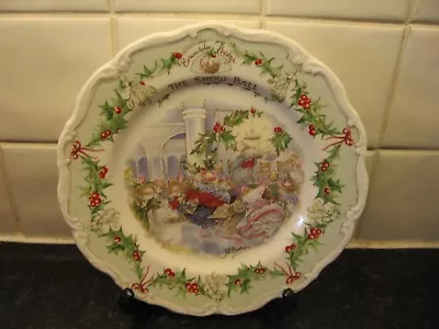 Buy Brambly Hedge Midwinter   Plate  -  The  Snow Ball -  Royal Doulton • 21.99£