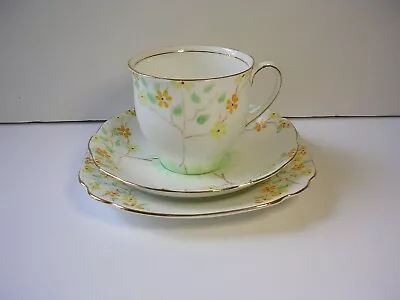 Buy A Vintage Hand-Painted Bell China Trio Tea Set • 2.99£